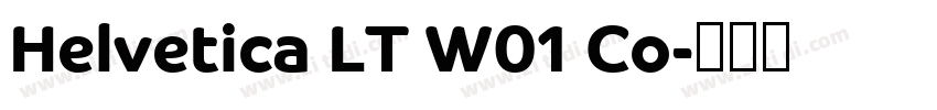 Helvetica LT W01 Co字体转换